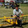 Roly and his Tiger Moth.