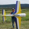 Dave with his 50cc Yak 54.