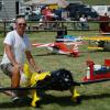 Dave Collis and his Gee Bee.
